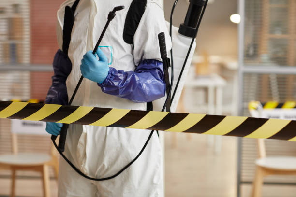 Professional Blood Cleanup technician working in Old Orchard Beach, ME